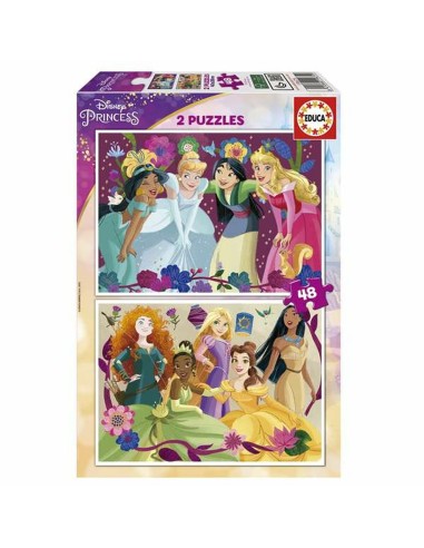 Puzzle Educa Disney Princess 2 x 48 – EDUCA (Puzzle) | STORE PRO SHOP 
