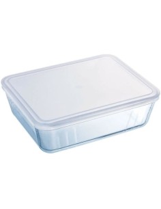 PYREX - 242P000/7046 - Plat rectangulaire avec couvercle - 22cm * 17 cm - Pyrex Cook  Freeze