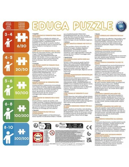 Set de 4 Puzzles Educa Ariel – EDUCA (Puzzle) | STORE PRO SHOP 