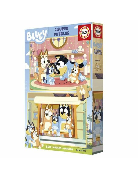 Set de 2 Puzzles Educa Bluey (2 Unités) – EDUCA (Puzzle) | STORE PRO SHOP 