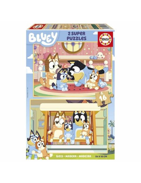 Set de 2 Puzzles Educa Bluey (2 Unités) – EDUCA (Puzzle) | STORE PRO SHOP 