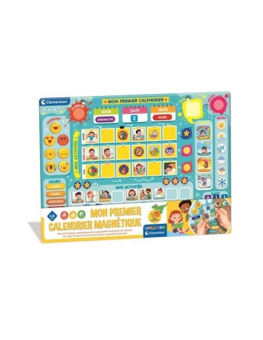 CLEMENTONI - Mon premier calendrier magnétique – CLEMENTONI (Puzzle) | STORE PRO SHOP 