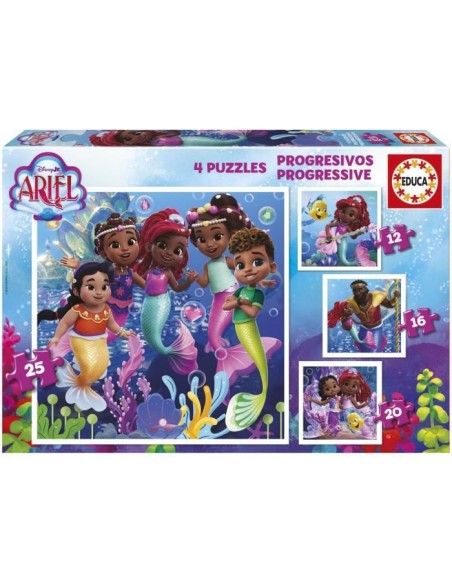 Puzzles progréssifs - EDUCA - Ariel - 12162025 pieces – EDUCA (Puzzle) | STORE PRO SHOP 