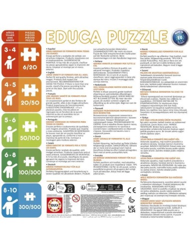 Puzzles progréssifs - EDUCA - Ariel - 12162025 pieces – EDUCA (Puzzle) | STORE PRO SHOP 