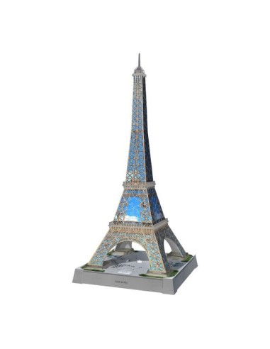 Puzzle 3D Iconics - Tour Eiffel illuminée – RAVENSBURGER (Puzzle) | STORE PRO SHOP 