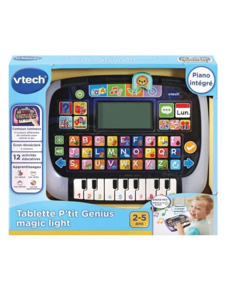 VTECH - Tablette P'tit Genius Magic Light – VTECH (Tablette Enfant - Accessoire Tablette) | STORE PRO SHOP 