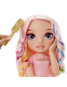 Rainbow High - Tete a coiffer Bella - 33cm - Colorer ongles et cheveux - Utilise les produits pour toi - Des 4 ans 2