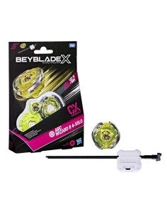 Beyblade X Starter Pack Arc Wizard R 4-55LO CX avec toupie de type endurance et lanceur, a partir de 8 ans