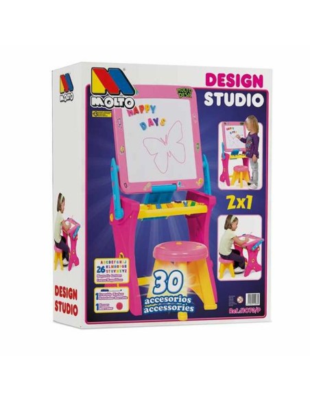 Bureau Moltó Magnétique Rose – MOLTó (Autres) | STORE PRO SHOP 
