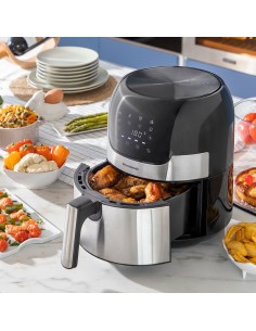 Friteuse sans Huile InnovaGoods Fryinn 3500 Noir Acier inoxydable 1400 W 3,5 L