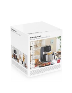 Friteuse sans Huile InnovaGoods Fryinn 3500 Noir Acier inoxydable 1400 W 3,5 L 2