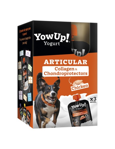 Alimentation humide YowUp Collagen  Chondroprotectors Poulet 3 Unités 3 x 115 g