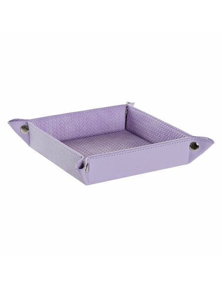 Vide-poches DKD Home Decor Lila Romantique 20 x 20 x 4 cm