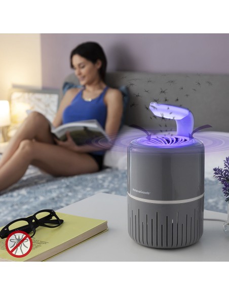 Lampe anti-moustiques à aspiration KL Drain InnovaGoods