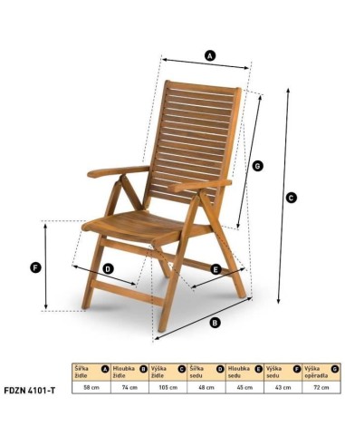 Chaise réglable - Fieldmann - FDZN 4101-T – FIELDMANN (Chaise De Jardin - Fauteuil De Jardin - Tabouret De Jar) | STORE PRO SHOP 