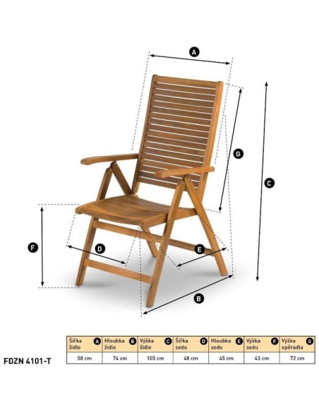 Chaise réglable - Fieldmann - FDZN 4101-T – FIELDMANN (Chaise De Jardin - Fauteuil De Jardin - Tabouret De Jar) | STORE PRO SHOP 