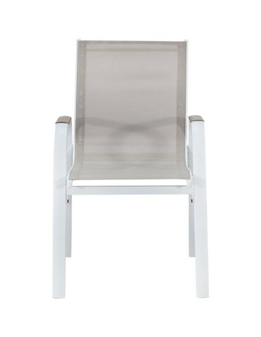 Lot de 4 fauteuils repas de jardin - VIANEA  Aluminium et textilene  52 x 64,5 x 86,5 cm – NO NAME (Chaise De Jardin - Fauteuil De Jardin - Tabouret De Jar) | STORE PRO SHOP 