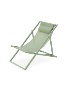 Chilienne PAROS - Structure en acier - L 63 x P 104 x H 85 cm Vert kaki
