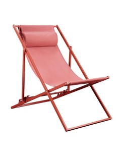Chilienne PAROS - Structure en acier - L 63 x P 104 x H 85 cm - Terracotta