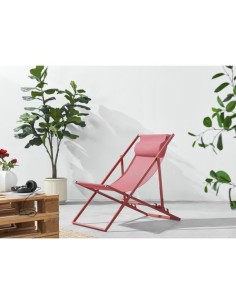 Chilienne PAROS - Structure en acier - L 63 x P 104 x H 85 cm - Terracotta 2